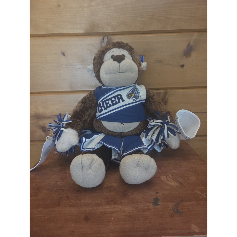 BUILD A BEAR CHEERLEADER MONKEY FULLY DRESSED D52
